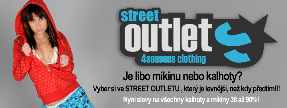 street outlet výprodej mikiny a kalhoty