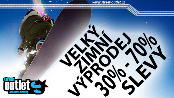 velký zimní výprodej streetoutlet